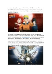Festa de lançamento de naruto onlin...