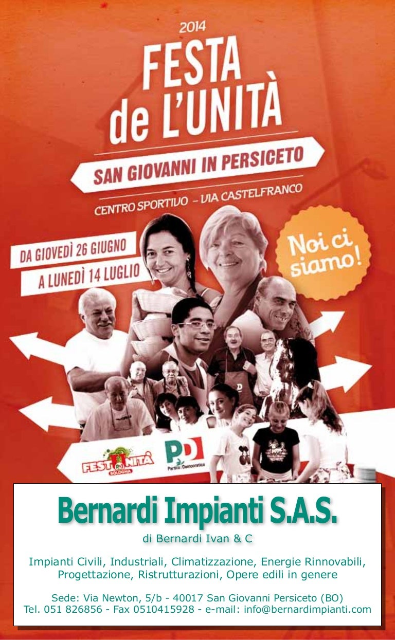 Festa A San Giovanni In Persiceto Oggi