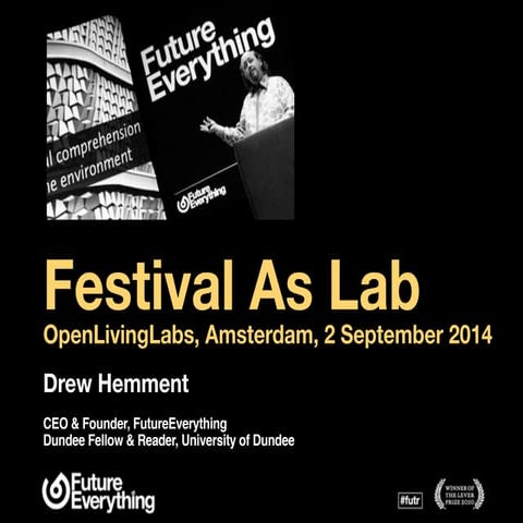 Festival As Lab at Open Living Labs