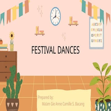 festival Dances in Philippines Grade 9 topic