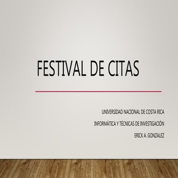 Festival de citas