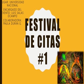 Festival de citas 1