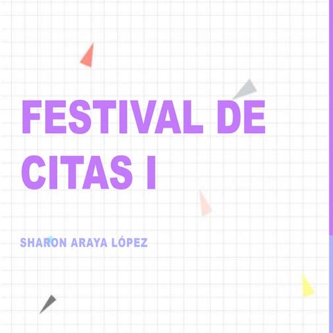 Festival de citas I