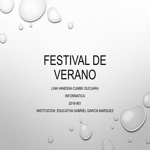 Festival de verano