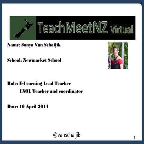 TeachMeetNZ sharing at Eduigniterotovegas