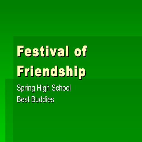 Festival of Friendship