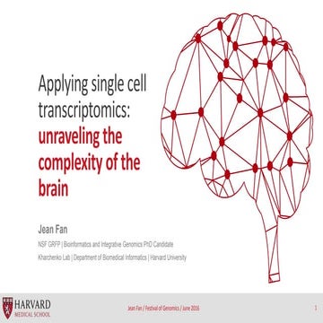 Festival Of Genomics 2016 - Brain talk