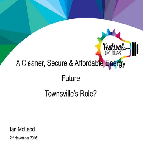 Townsville Festival of Ideas - Ian McLeod