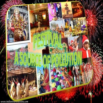Festivals - A source of pollution | PPTX