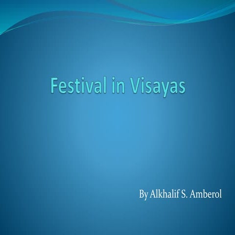 Major Festivals in Visayas