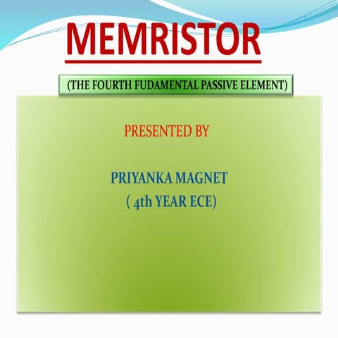 MEMRISTOR