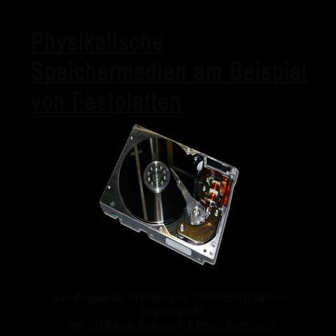 Festplattenpräsentation