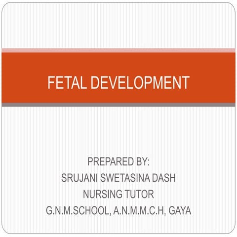 Fetal development