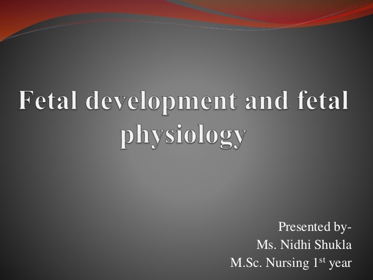 track fetal development