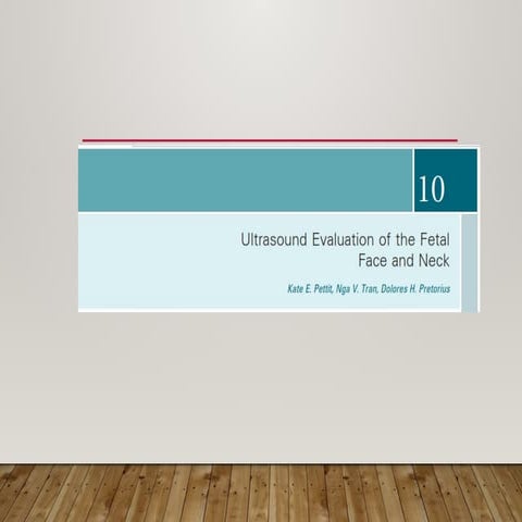 Ultrasound to evaluate Fetal face and neck. ASW.pptx