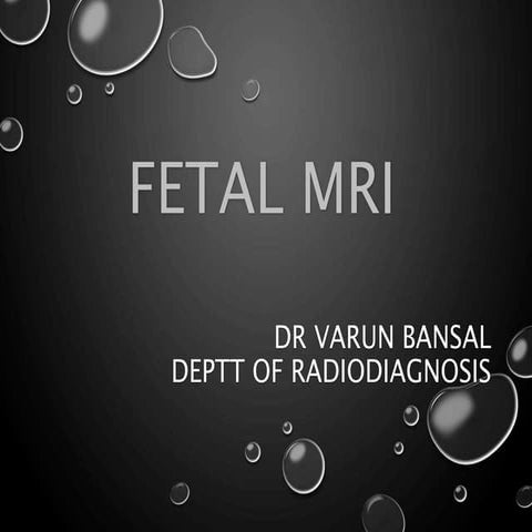 Fetal MRI