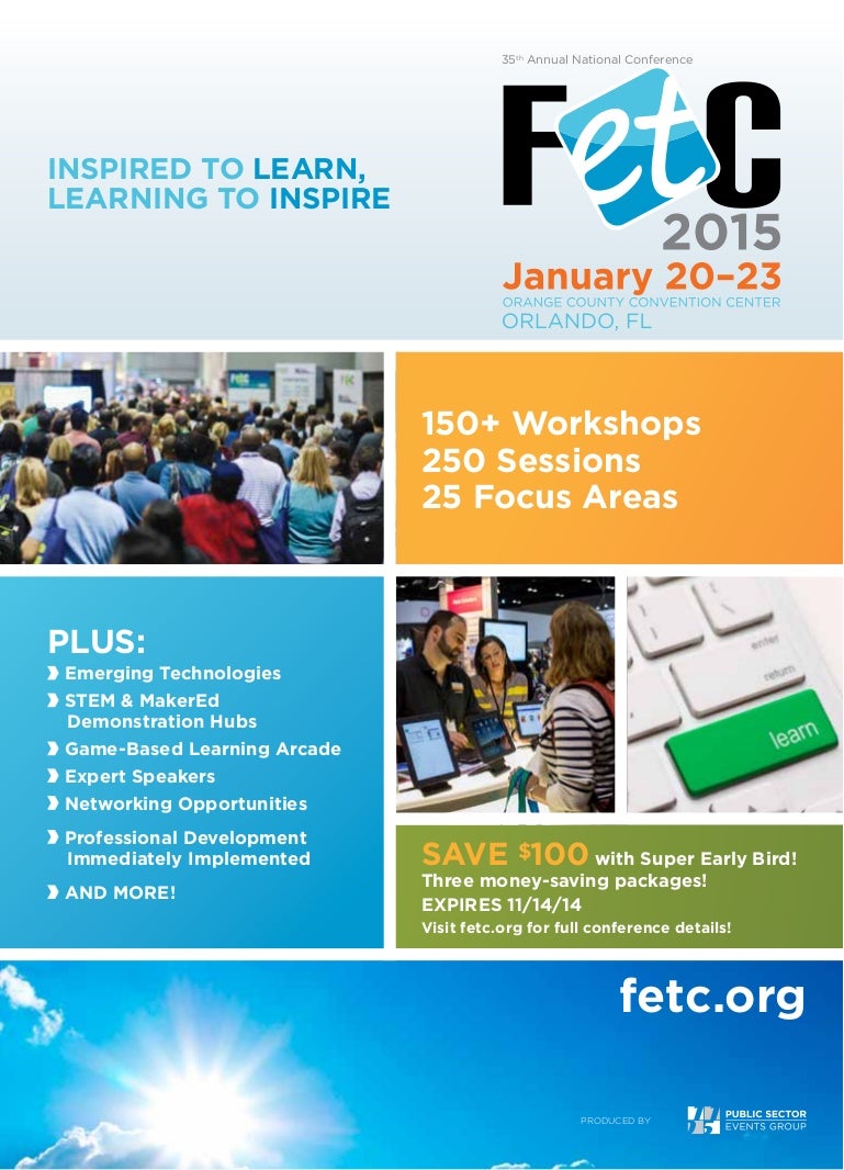 document google sample Conference 2015 FETC Brochure