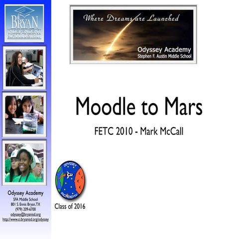 Moodle to Mars