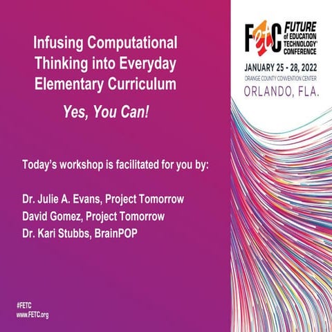 Fetc 2022 Computational Thinking