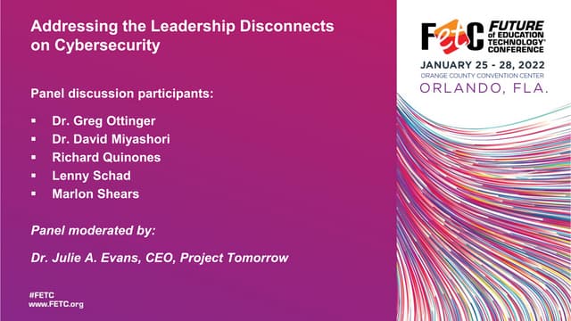 Fetc 2022 Cybersecurity Panel