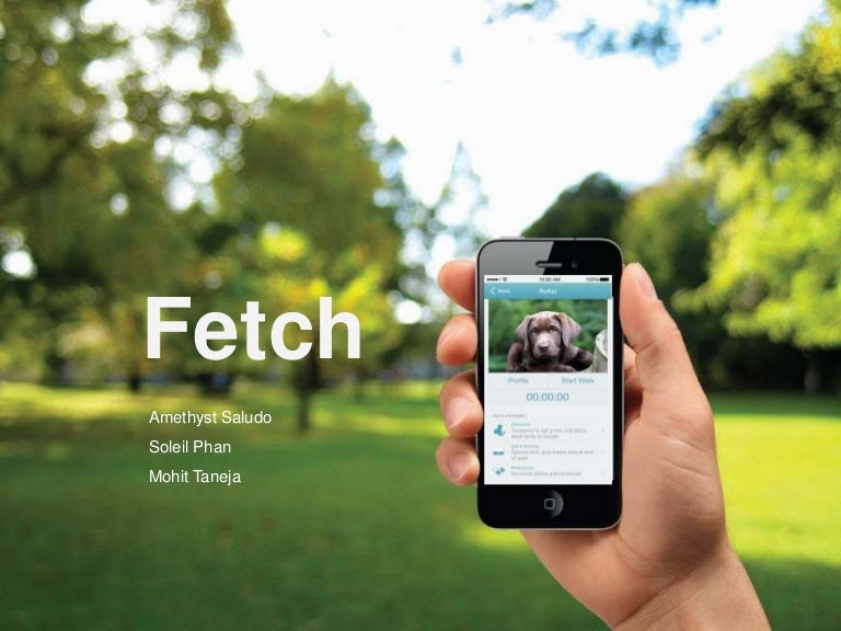 fetch app dog