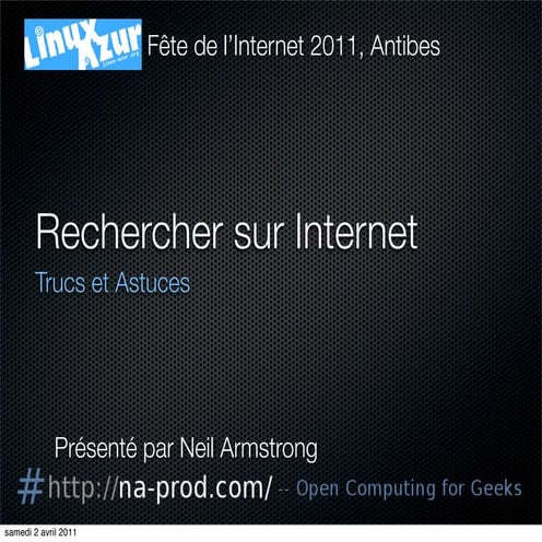 Fete internet antibes 2011 - Recherche sur Internet