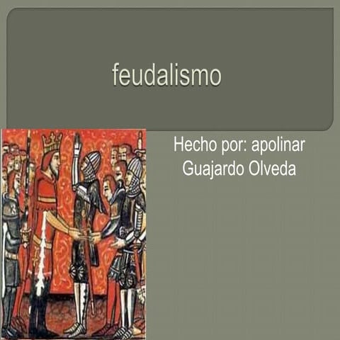 Feudalismo