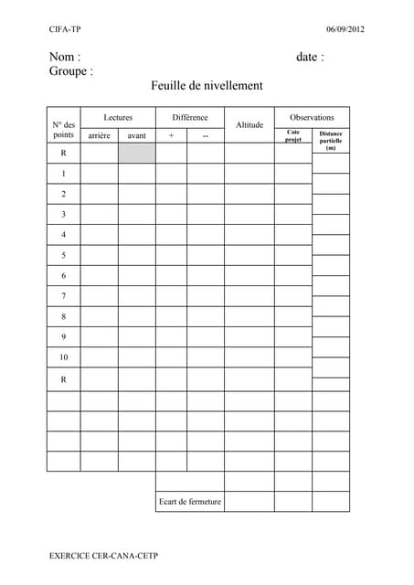 TÉLÉCHARGER EXERCICES CORRIGÉS NIVELLEMENT PAR CHEMINEMENT PAR CORRIGÉS NIVELLEMENT CHEMINEMENT EXERCICES TÉLÉCHARGER