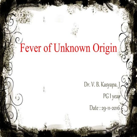 Fever of unknown origin
