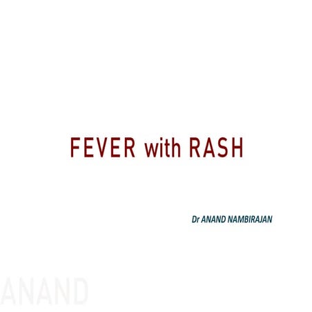 Fever with Rash