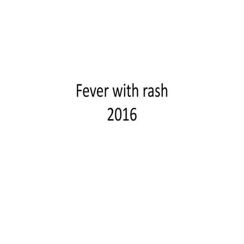 Fevers | PDF