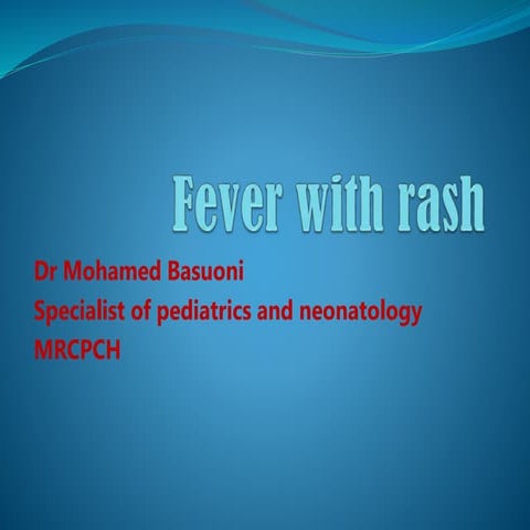 Approach to Skin rash | PPTX