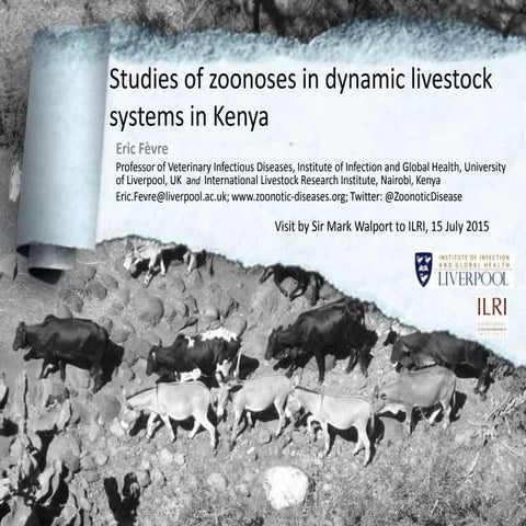 Studies of zoonoses in dynamic livestock systems in Kenya