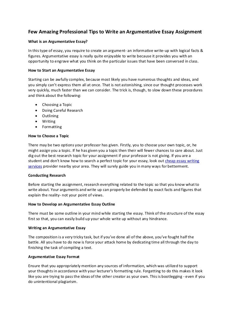 3 Key Tips for How to Write an Argumentative Essay