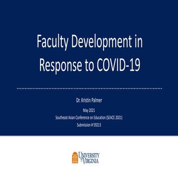 IAFOR SEACE Faculty Development in Response to Covid 19
