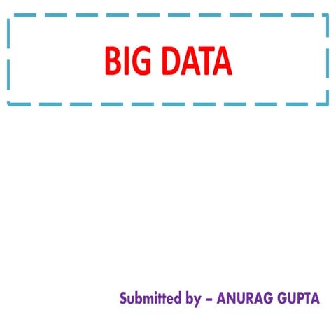 P02 | Big Data | Anurag Gupta | BCA