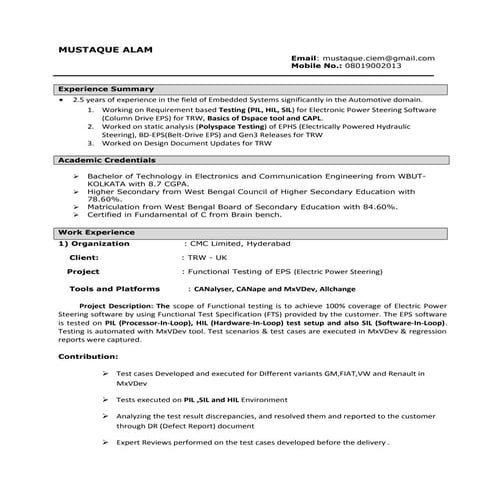 ARTEMIS Project MBAT: Advanced Validation & Verification of Embedded ...