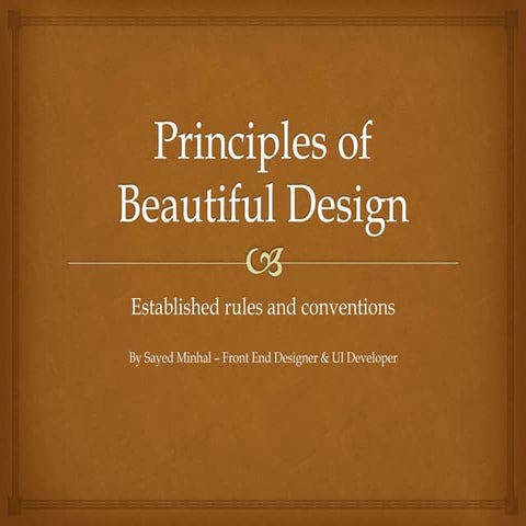 Sayed-Minhal-Principles of Beautiful Design