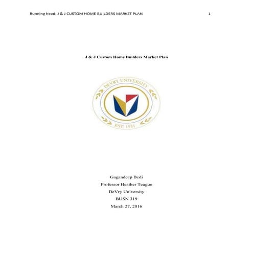 Marketing - BUSN 319 - Final-Course Project