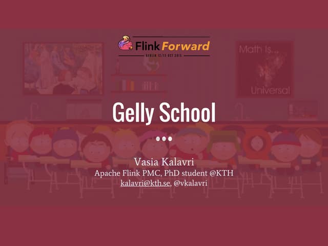 Vasia Kalavri – Training: Gelly School 