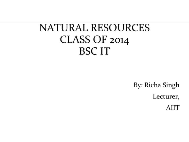 Ff40fnatural resources