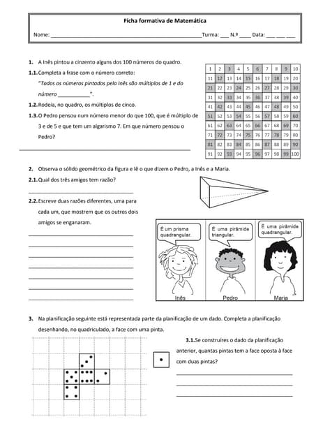 Ficha formativa 6 de MAT5