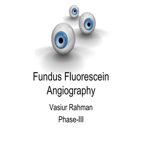 fundus flourescien angiography