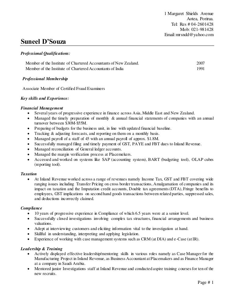 cv 07 accountant cv accountant