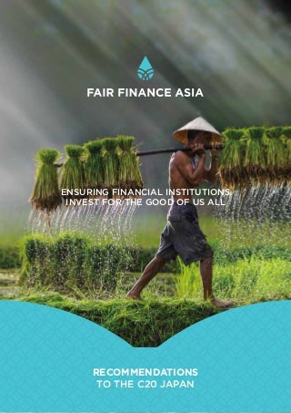 Fair Finance Asia - Recommendations to the G20 Japan