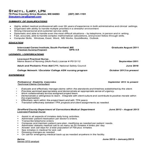 ACE Curriculum Vitae | DOC