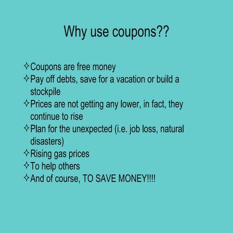 Couponing 101