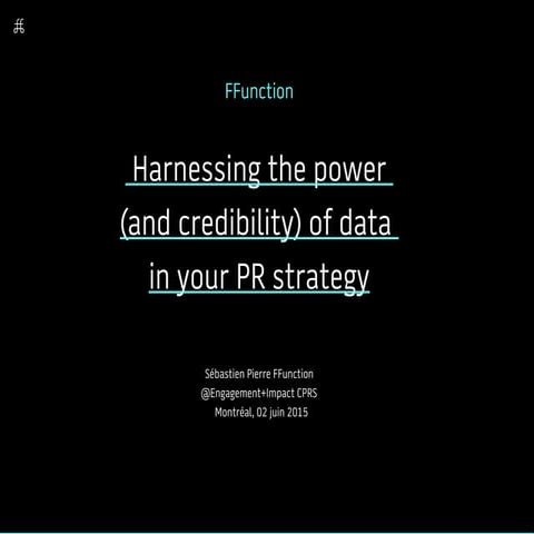 Harnessing the Power (and Credibility) of Data in your PR Strategy