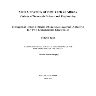 Hexagonal Boron Nitride - Ubiquitou...