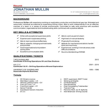 Mullin Jonathan - Resume - Driller 2014 nitro | DOCX